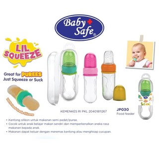 Bebé seguro JP030 alimentador de alimentos Lil Squeeze/chupón seguro para bebé fruta/chupón de frutas chupete BABYSAFE