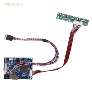 MIKUU 1Set HDMI compatible Con Lvds Controlador De Placa De 40 Pines Kit De Cable Para Raspberry PI 3 LP156WH2 TLA1 TLE1 1366x768