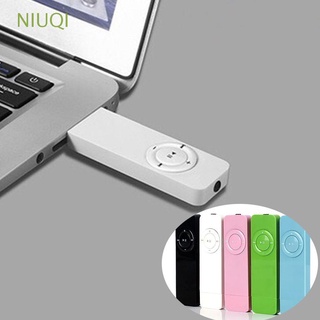 NIUQI Mini reproductor MP3 portátil U Disk MP3 reproductor de música de inserción recta tipo estudiante inglés escucha 32GB tarjeta TF 2.0 USB soporte máximo Radio FM deporte Walkman/Multicolor