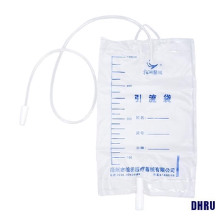 (DHRU) 1x1000ml bolsa de orina médica masculina Anti-reflujo de orina bolsa de recolección de orina catéter urinario