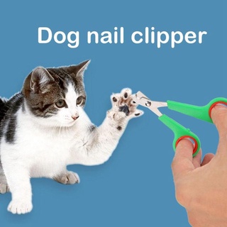 Fallforbeauty Sharp Nailclippers acero inoxidable producto para mascotas tijera cortador de aseo Animal gato garra perro suministros/Multicolor (5)