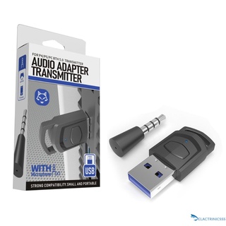 Para PS5/Para PS4/PC Bluetooth compatible Transmisor De Audio Con Adaptador De Auriculares Inalámbricos Receptor Con Micrófono w