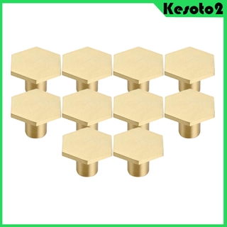 10Pcs Solid Brass Cabinet Knobs Drawer Closet Wardrobe Cupboard Pull Handles (1)