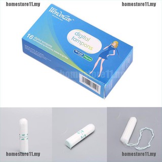 <rdy+stock> 16 unids/caja Super absorbencia Regular algodón tampones mujeres menstruación protección (6)