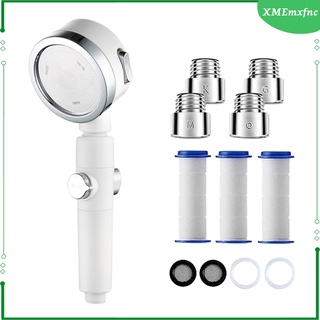 [XMEMXFNC] Shower Head, 3 Settings High Pressure & Water Saving Showerhead for Best Shower Experience, Spa Shower Head for Dry Hair
