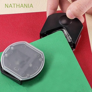 NATHANIA Lightweigh Corner Punch Portable Corner Cutter Corner Rounder Office Accessories Small Mini Cutting Tool Rounder Paper Punch For Card Photo Trimmer Cutter