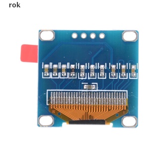rok 128*64 0.96" I2C IIC serie azul OLED LCD módulo de pantalla LED para Arduino. (3)
