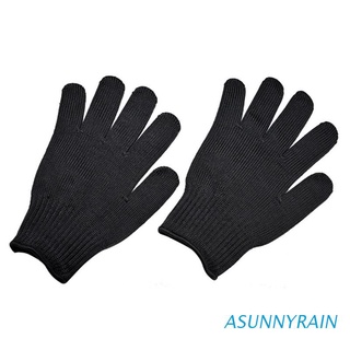 asunnyrain - guantes de entrenamiento antimordida de alambre de acero duraderos para masticar, guantes de protección para loro, ardillas, hámster, erizo