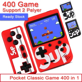 Consola de juegos de bolsillo 400 en 1 Consola portátil de juegos clásicos retro con salida de video Gameboy de doble jugador