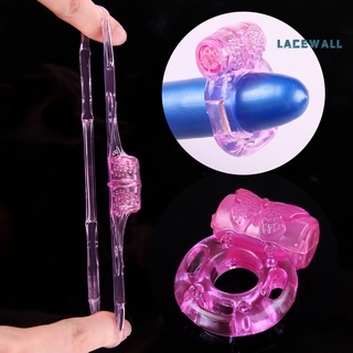 Lacewall Flexible vibrador pene polla Delay anillo G-spot estimulador pareja adultos juguete sexual