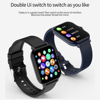 [overesas] smartwatch 2021 nuevo 1.69 pulgadas full touch diy reloj cara smart watch pk p8 plus gts 2 fitness pulsera android ios [overesas]