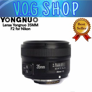 Yongnuo - lente F2 (35 mm, para Nikon)