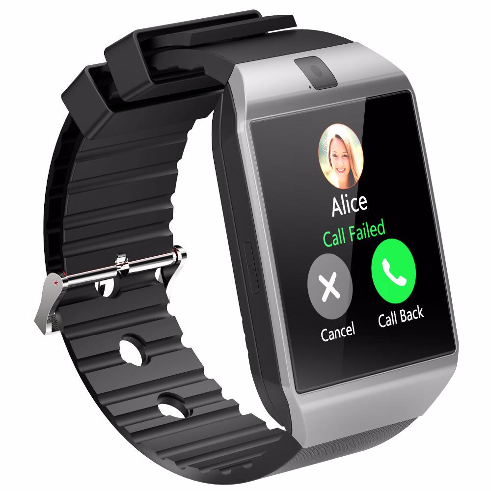 Q18 Reloj inteligente con Bluetooth pantalla táctil con cámara Sim con llamada De Celular Para Iphone/Android/Jam (2)