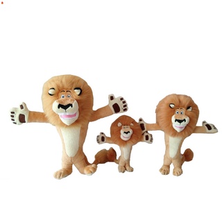 18/26/34cm Cute Cartoon Madagascar Animal Shape Plush Toy Soft Stuffed Doll Birthday Gift for Children Kids Boy Girl