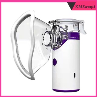 [xmewaqti] mini inhalador nebulizador portátil máquina recargable atomizador nebulizador inhalador niños adultos adecuado para el hogar