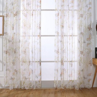 Cortinas para el hogar de mariposa impreso para el hogar cortinas opacas sala de estar dormitorio ventanas cortinas (6)