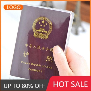 [Onlysunshine] transparente transparente pasaporte cubierta titular caso organizador tarjeta de identificación Protector de viaje