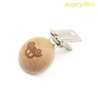 augetyi8bo metal de madera bebé chupete clips soportes lindo coche bebé chupete cierres titulares accesorios
