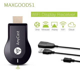 MAXGOODS1 Anycast M9 Plus Compatible con HDMI TV Stick DLNA Pantalla de espejo Receptor de pantalla Wifi Dongle de TV Airplay Miracast Inalámbrico 1080P