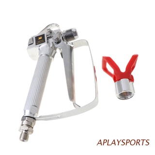 aplaysports 3600psi - pistola de pintura sin aire de alta presión con boquilla para wagner titan