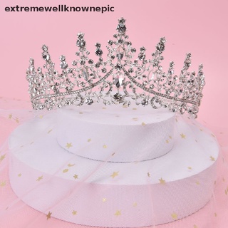 [nepic] nueva diadema de novia dorada corona princesa headwear cumpleaños rhinestone diadema boda nuevo stock