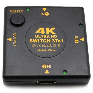 4k hdmi interruptor caja 3 en 1 salida kvm extractor de audio divisor interruptor