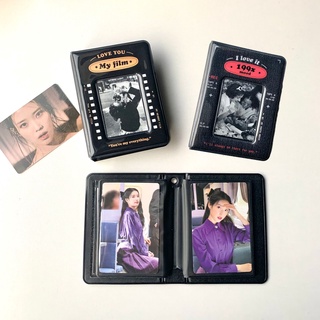 Ins Retro Estilo Negro 3 Pulgadas Polaroid Álbum De Fotos Mini Película Kpop Idol Tarjeta Libro De Almacenamiento