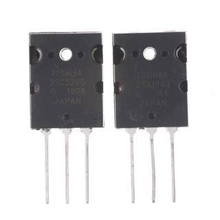 {FCC} Transistor de potencia PNP 1 par 2S 3 y 2SC5200 PNP