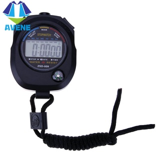 Waterproof LCD Digital Stopwatch Timer Chronograph Counter Sport Alarm