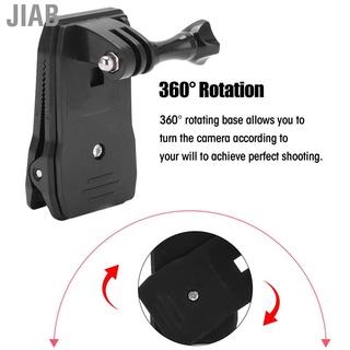 Jiab - Clip para cámara de acción (360 grados, rotación de mochila, con hebilla de gancho J para Gopro Hero 9 8 7 DJI OSMO, cámaras de acción) (9)