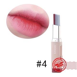 1pcs Two-color Lip Balm V-type Lipstick Gradient Lipstick Bite Makeup Lip N5R7