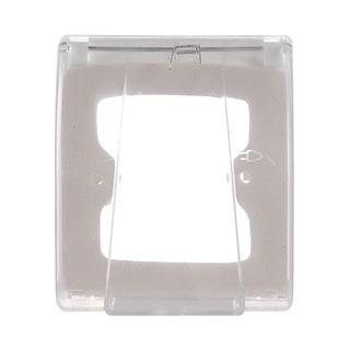 suficiente suministros de baño eléctrico enchufe cubierta niño caja de salpicaduras protector de enchufe impermeable transparente de seguridad enchufes de alimentación/multicolor (3)