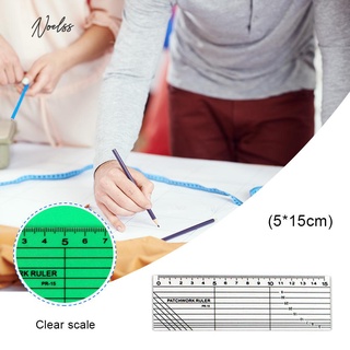 Noel* DIY Patchwork regla transparente acrílico sastre modista regla de costura