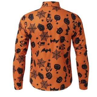 (pdfas.mx) hombres otoño moda casual halloween impreso de manga larga top blusa camisa (5)