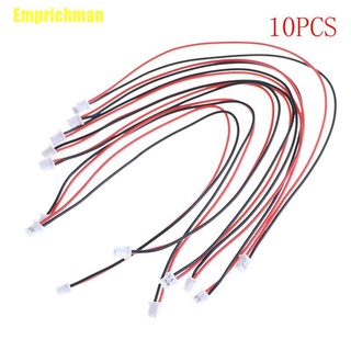 [Emprichman] 10 Piezas Micro Jst 2.0 Ph Conector De 2 Pines Con Cables De Alambre 150 Mm