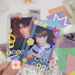 Winzige KPOP Toploader For Photocards Set korean Style Photocard Holder Idol Star Card Album Polaroid Collection (4)