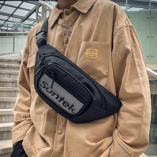 Los hombres bolsa de hombro marea marca personalidad bolsa de pecho masculino pequeña bolsa de moda mochila bolsa de mensajero ins marea hip hop bolsa de cintura bolsa de hombro
