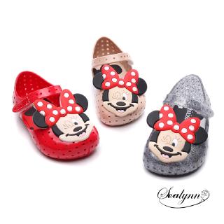 [sealynn] zapatos de verano para niños Mini Melissa Jelly zapatos Mickey Mouse lindo de dibujos animados suave zapatos planos (1)