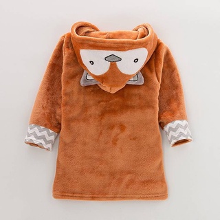 bebé facecloth albornoz niños ropa de hogar niños y niñas lindo de dibujos animados panda pijamas (8)