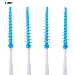 timehji 40 unids/caja push-pull cepillo interdental de 0,7 mm de goma de ortodoncia cepillo de alambre cuidado oral mx