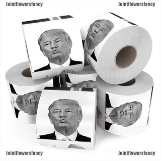 Articulacionesfência Divertida Presidente Donald Trump Humor novedosa huella Joke Papel higiénico baño Cbg