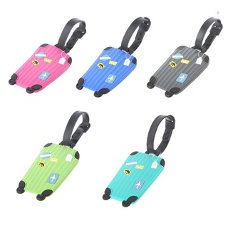 ran Travel Luggage Tags Labels Strap Name Address Tel Suitcase Bag Baggage Secure