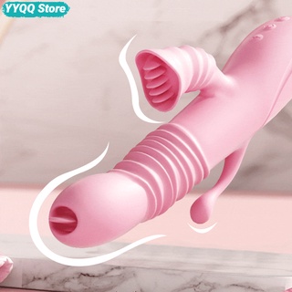 Lengua lamiendo vibrador retráctil masturbador femenino productos orales para adultos juguetes sexuales RGIy