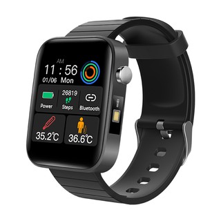 T68 llamada Bluetooth reloj inteligente mujeres hombres Monitor de ritmo cardíaco Fitness Trackers medición relojes con linterna SmartWatch