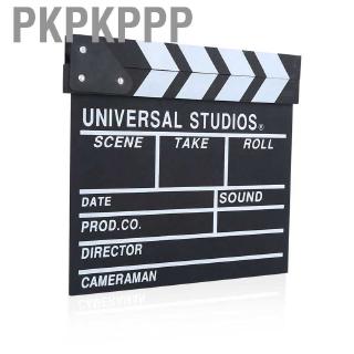 Pkpkppp Film Cut Prop Movie Advertisement Adjustable TV Director for Shoot Props Desktop Blackboard Background Cosplay (9)
