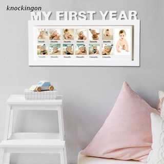 k.mx creative diy 0-12 meses bebé colgante de pared imágenes soporte de exhibición recuerdos recuerdo marco de fotos regalos de memoria