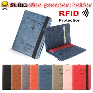 Allforyou Porta pasaporte/billetera Multifuncional De cuero multifunción Para Documentos/monedero/monedero multifunción