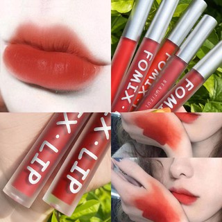 【Spot】FOMIX Matte Lip Gloss Lasting Non-stick Liquid Lipstick Nude Velvet Thin Lip Glaze Tube 8 ColorBeauty
