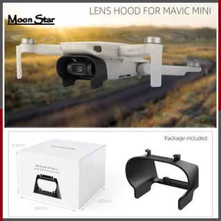 Mo RC Drone lente capucha para DJI Mavic Mini antideslumbramiento Gimbal lente cubierta parasol cubierta protectora Control remoto avión accesorios (1)