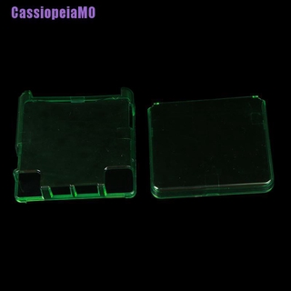 (cassiopeiamo) funda protectora transparente de 4 colores para consola gameboy advance sp gba sp